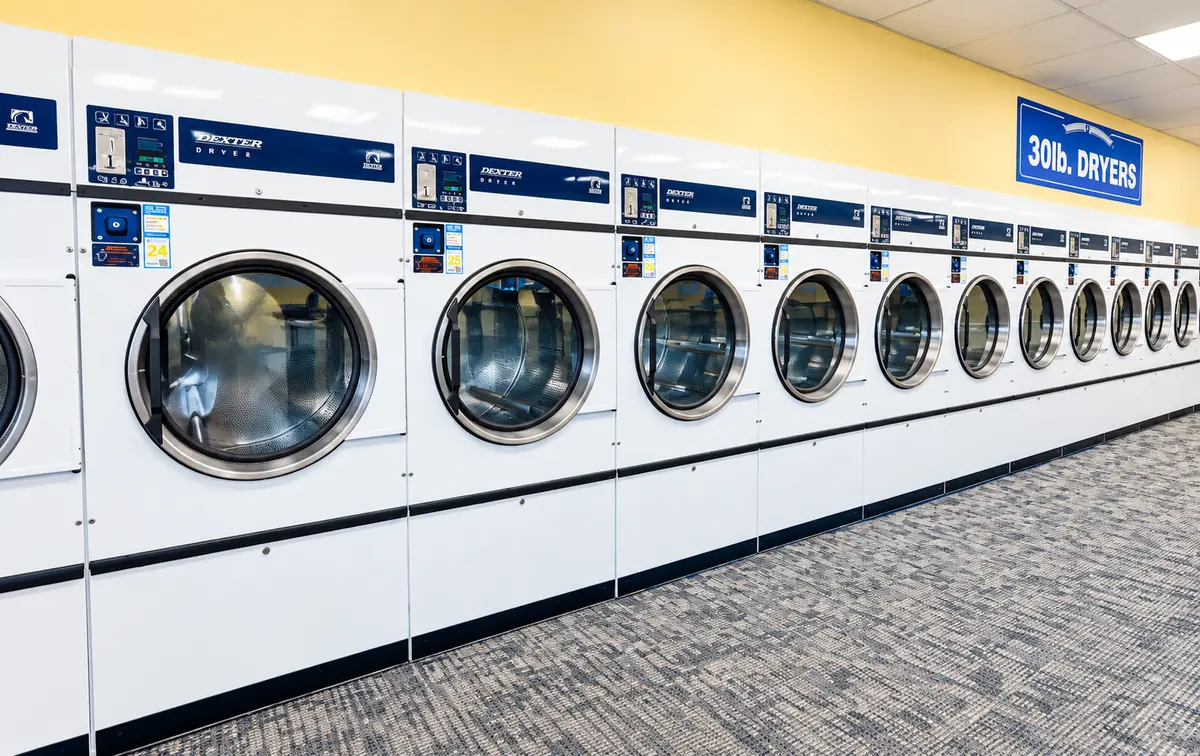 Large white dryers
